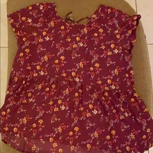 Dress shirt (cranberry color)